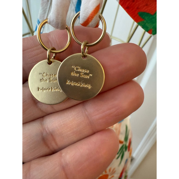 Women's Kulani Kinis White Blue Fruit Print Swim Coverup - Picture 11 of 16